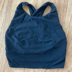 Lululemon long sports bra/cropped tank